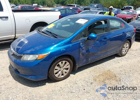 2012 Honda Civic Lx z USA, uszkodzony, nr VIN 19XFB2F51CE072467